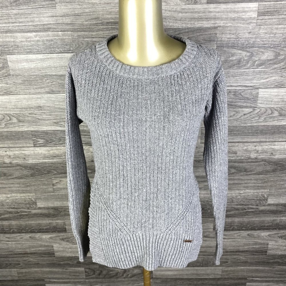 TOMS Crewneck Pullover Green Wool Blend Knit Sweater Women's Size XS